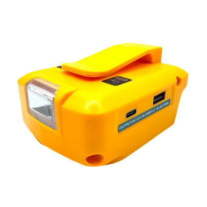 Adapter za baterijo Dewalt=>USB Type A/C (DCB090B)